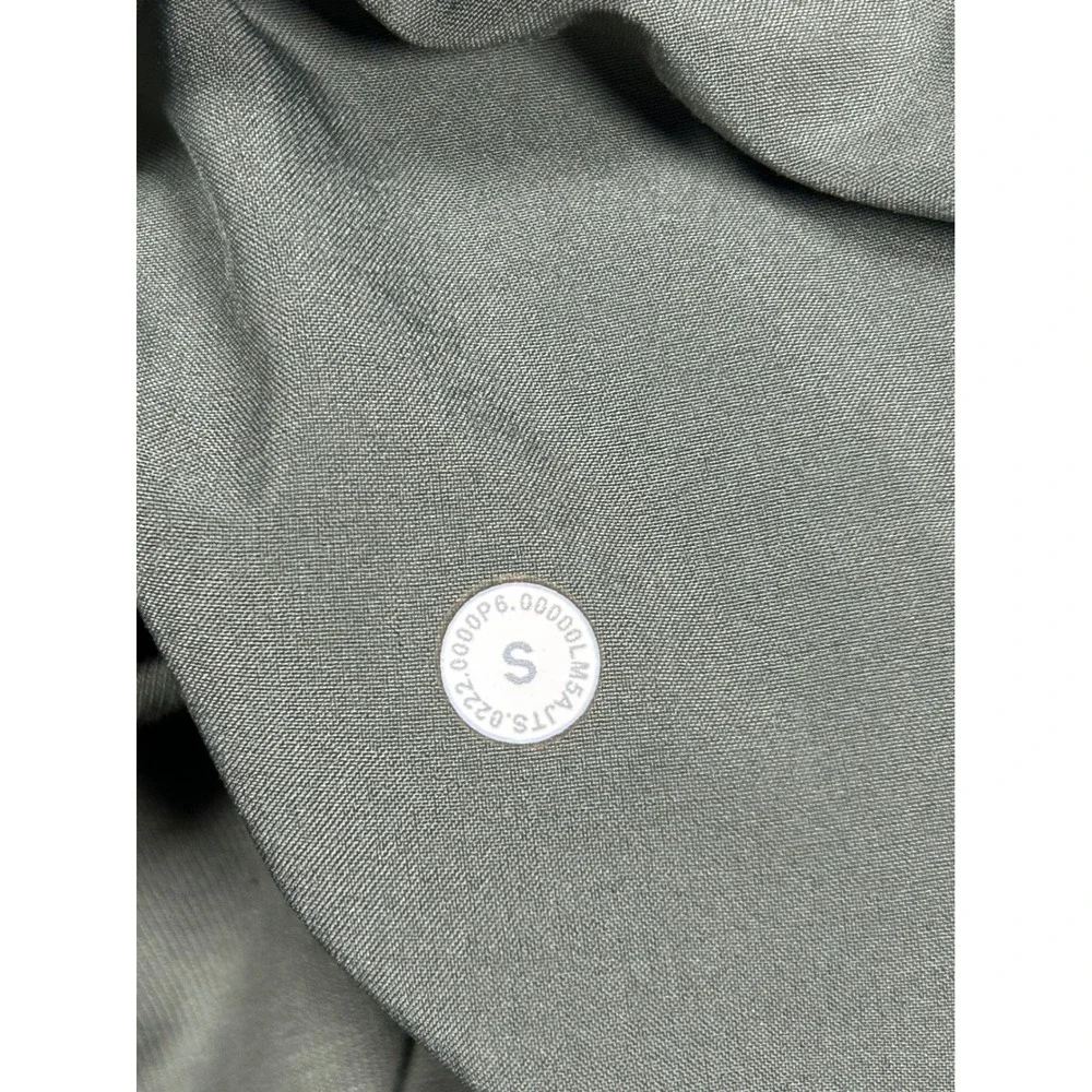 Lululemon City Sweat Jogger Mens Small Olive Green French Terry Slim Fit Tapered